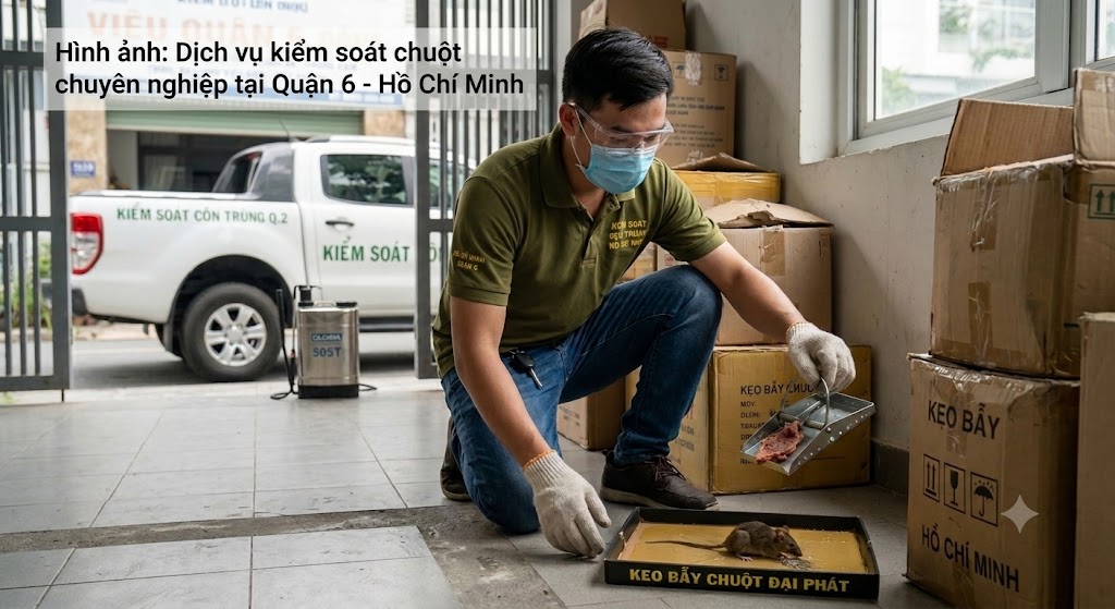 Dịch vụ kiểm soát chuột ở Quận 6