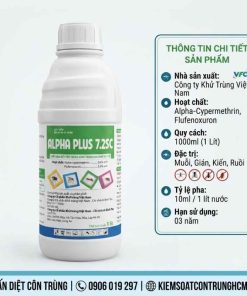 Thuốc diệt côn trùng Alpha Plus 7.2SC giá rẻ chính hãng kiểm soát côn trùng hồ chí minh