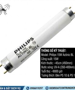 Bóng Đèn Diệt Côn Trùng Philips 15W - 45cm - Ảnh 2