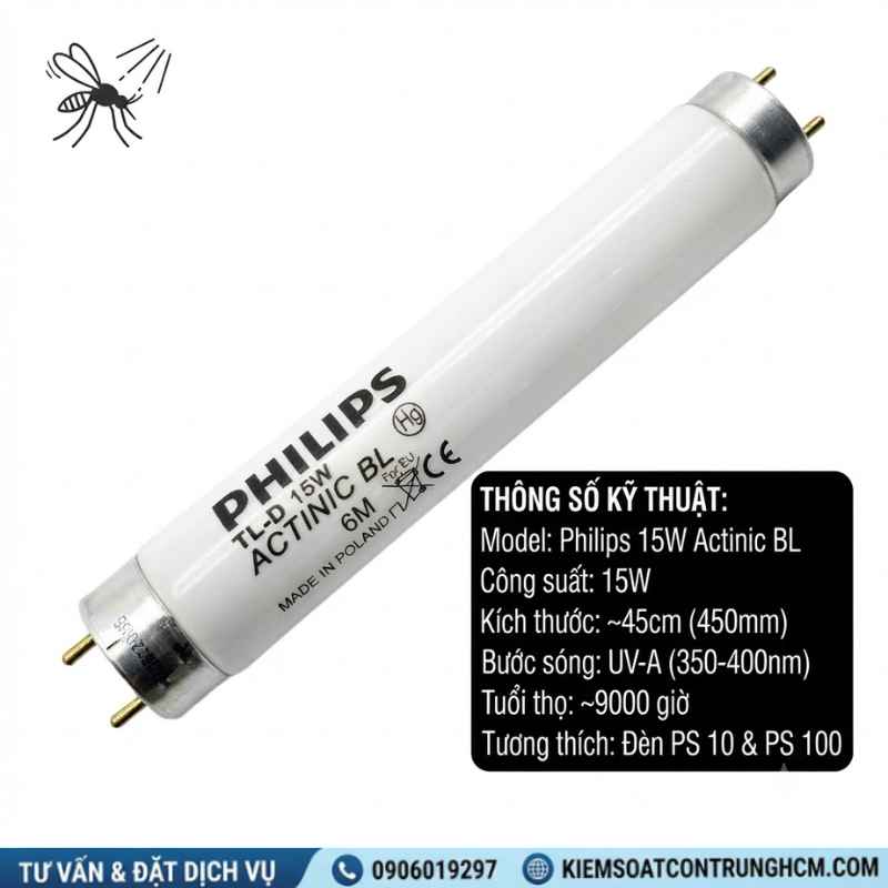 Bóng Đèn Diệt Côn Trùng Philips 15W - 45cm