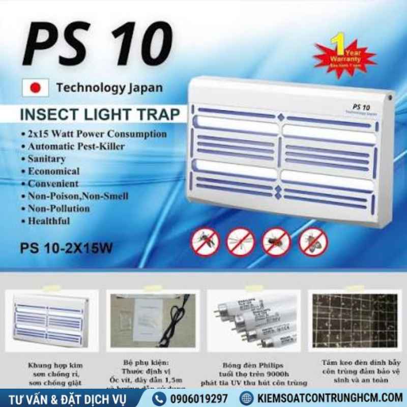 Đèn Diệt Côn Trùng PS 10