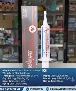thuốc diệt gián Cleanbait Power tại kiểm soát côn trùng hồ chí minh