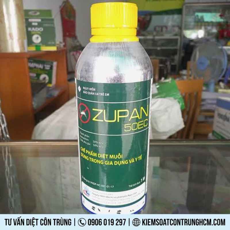 Thuốc diệt muỗi và côn trùng  Zupan 50EC tại Kiểm soát côn trùng Hồ Chí Minh giá rẻ hiệu quả uy tín nhất Hồ Chí Minh