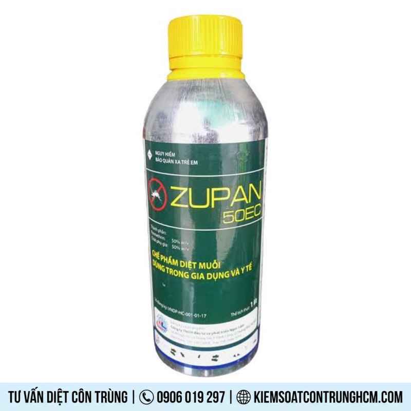 Thuốc diệt muỗi và côn trùng  Zupan 50EC có thành phần nhập khẩu Ấn Độ giá rẻ chính hãng hiệu quả cao