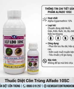 Thuốc diệt côn trùng Alfado 10SC tại Kiểm Soát côn trùng Hồ Chí Minh