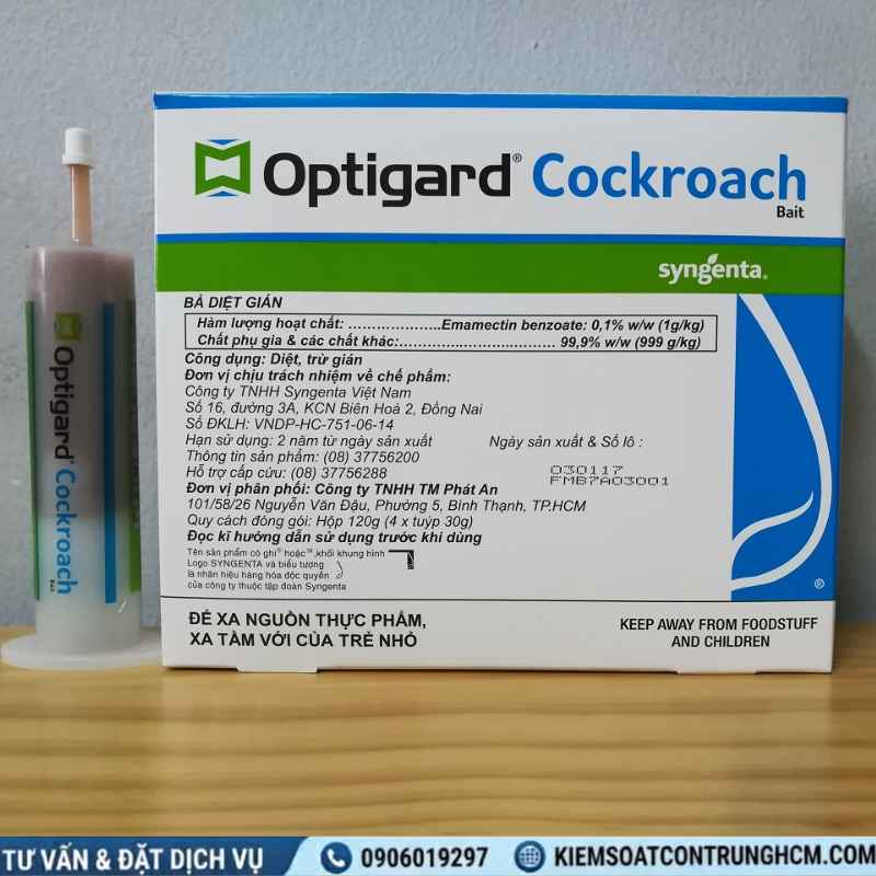 Thuốc Diệt Gián Optigard diệt tận gốc gián đức, gián mỹ, gián nhà giá rẻ