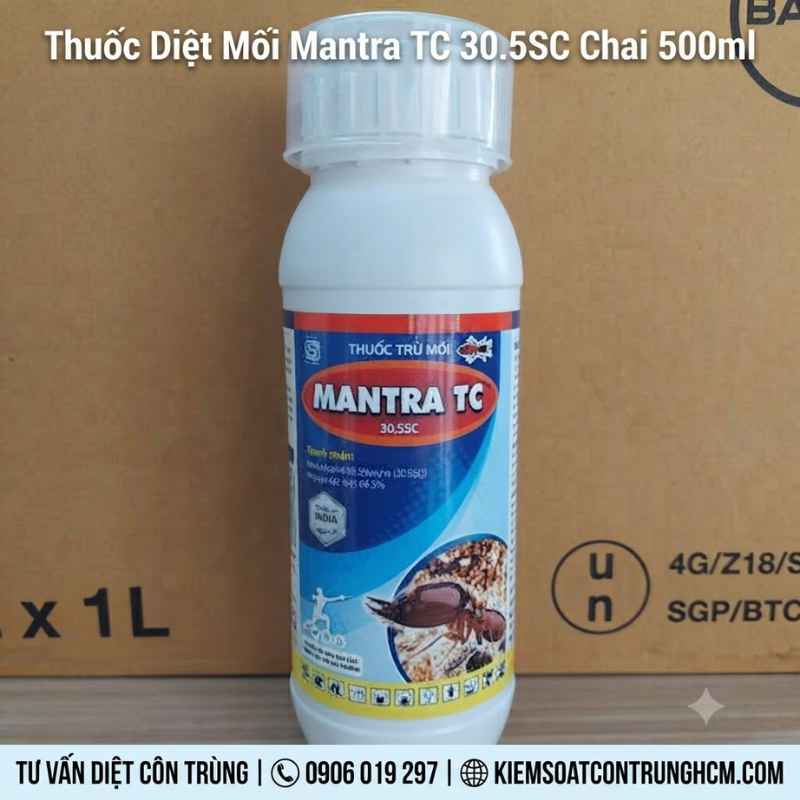 Mantra TC 30.5SC chai 500ml. Pha 240 lít nước, xử lý 48m2