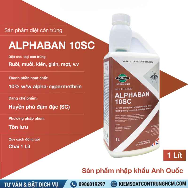 Thuốc Diệt Muỗi Alphaban 10SC