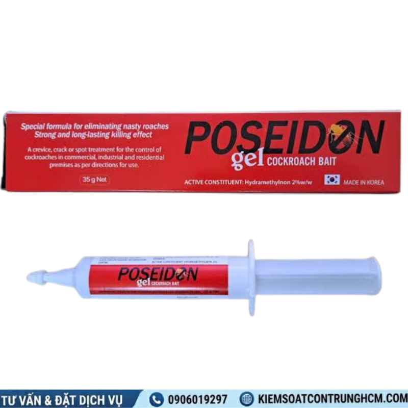 Thuốc Diệt Gián Poseidon- Thuốc diệt gián đức, gián mỹ, gián nhà, giá rẻ nhất