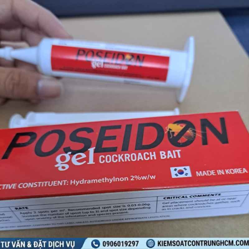 Thuốc Diệt Gián Poseidon diệt gián đức, gián mỹ tại nhà kiểm soát côn trùng hồ chí minh