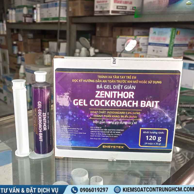 THUỐC DIỆT GIÁN ZENITHOR diệt gián đức, gián mỹ, gián nhà hiệu quả nhất