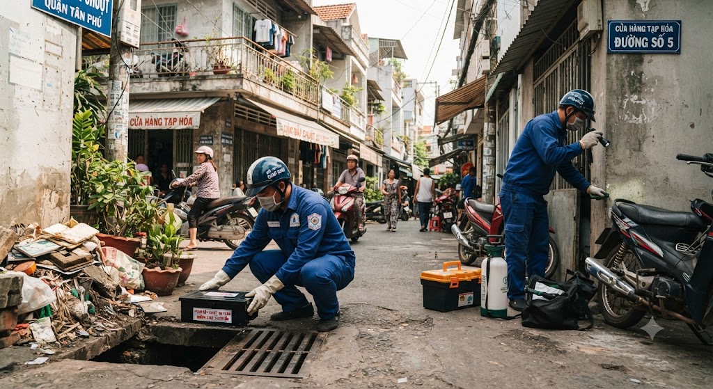 Dịch vụ kiểm soát chuột tại Quận Tân Phú