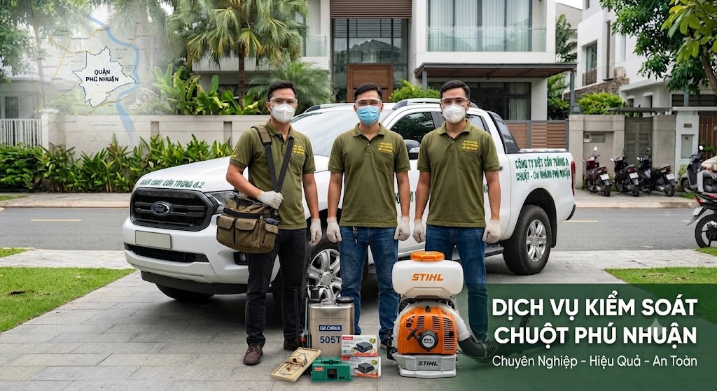 Dịch vụ kiểm soát chuột tại Phú nhuận