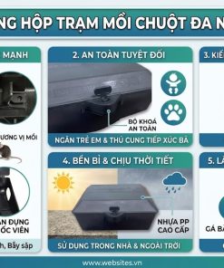 Hộp bẫy chuột PS A - Ảnh 4