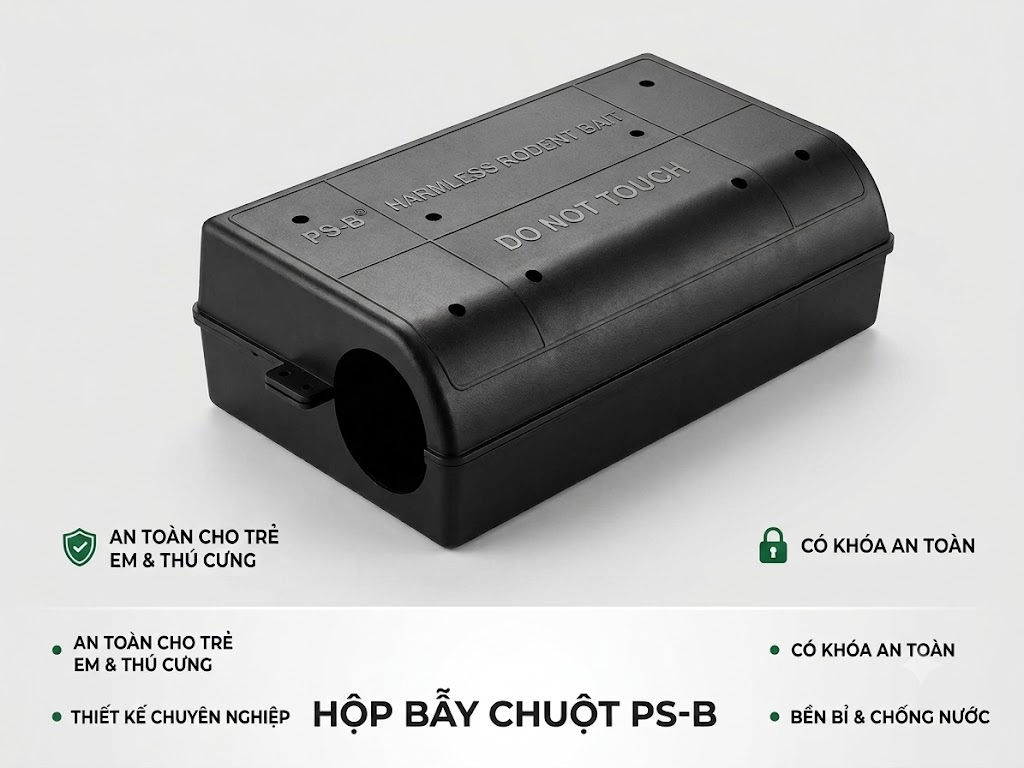 Hộp bẫy chuột PS B
