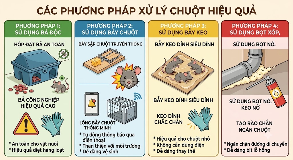 Dịch vụ kiểm soát chuột tại quận 10