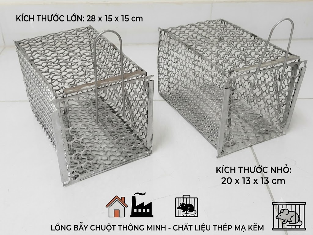 Lồng Bẫy Chuột Thông Minh Bằng Sắt Cứng
