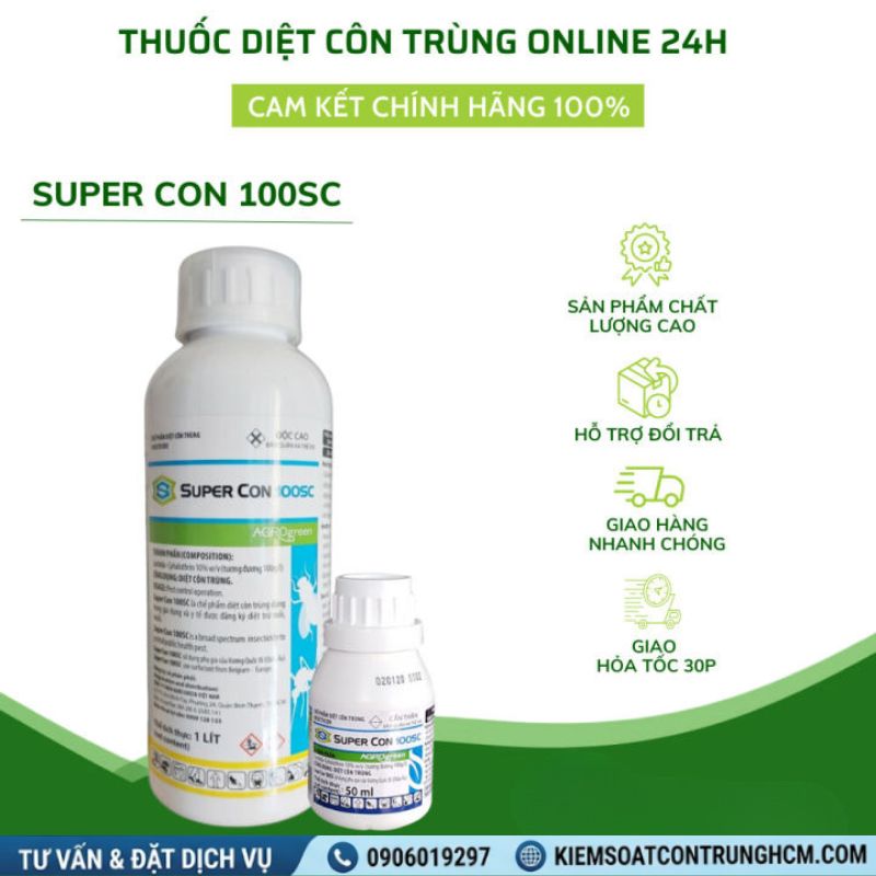 Thuốc diệt côn trùng Super Con 100SC